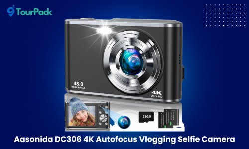 Digital Camera, 4K Autofocus Vlogging Selfie Camera
