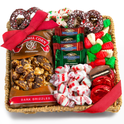 A Gift Inside Chocolate & Crunch Basket