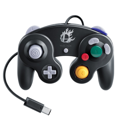 Nintendo Super Smash Bros. Black Classic GameCube Controller