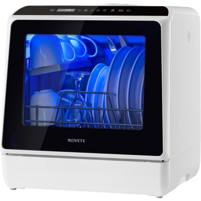 NOVETE Portable Countertop Dishwasher