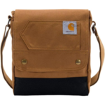 Carhartt Women's Crossbody Snap Bag Durable Adjustable Crossbody Bag with Flap Over Snap Closure