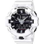 Casio Men's 'G Shock' Quartz Resin Casual Watch, Color:White (Model: GA-700-7ACR)
