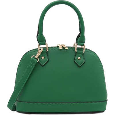 Zip-Around Saffiano Classic Dome Satchel