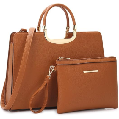 Women’s Top Handle Shoulder Bag with Wallet