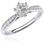 14k White Gold 1.0 CT Moissanite Engagement Ring Review