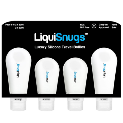 LiquiSnugs Premium Silicone Travel Bottles