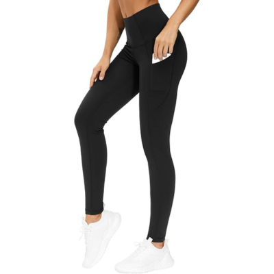 THE GYM PEOPLE Thick High Waist Yoga Pants with Pockets