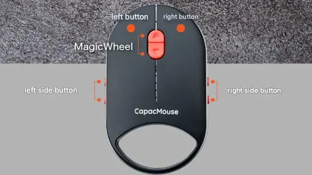 CapacMouse Pro: Ultra-Compact, Pressure-Sensitive Mouse